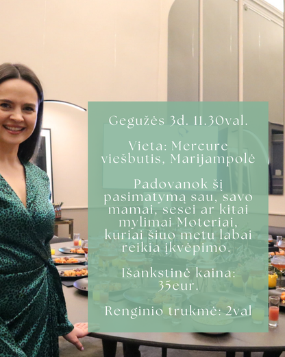 Išskirtinis renginys Moterims Marjampolėje